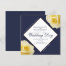 Search for yellow rose wedding invitations White