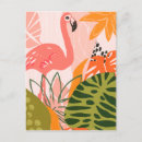 Search for summertime vertical postcards Flamingo