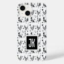 Recherche de poulet iphone coques Noir et blanc
