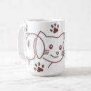 Search for furry friends mugs Cat lover
