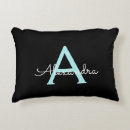 Search for black and teal pillows Girly