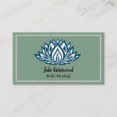 Search for healing business cards Lotus
