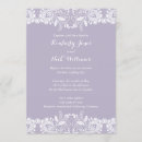 Search for purple lace wedding invitations Barn