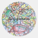 Search for abstract art stickers Watercolor