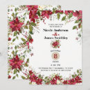 Search for poinsettia wedding invitations Rustic
