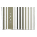 Search for olive green pillowcases Stripes