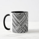 Search for tribal inspired mugs Zen doodle style