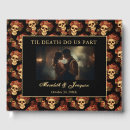 Search for halloween wedding guest books Skeleton