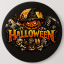 Search for halloween haunted buttons Jack o lantern