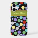 Recherche de points confettis iphone coques Monogramme