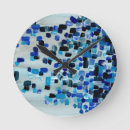 Search for blue stained glass clocks Abstract