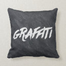 Recherche de graffiti coussins Noir et blanc