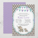 Search for lavender and teal baby shower invitations Mother to be
