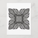 Recherche de zen doodle postcards cartes postales Coloriage livre