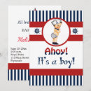 Search for sailor baby boy shower invitations Vintage