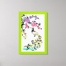 Search for peacock canvas prints Flowers