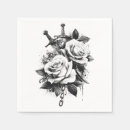 Search for tattoo napkins Black