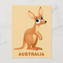 Search for kangaroos postcards Cute