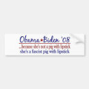 Search for lipstick bumper stickers Obama