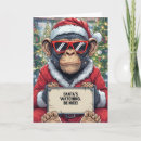 Search for funny monkey christmas cards Xmas