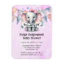 Search for baby shower invitation magnets Elephant