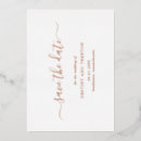 Search for gold foil save the dates Simple