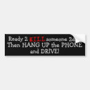 Search for hang up and drive bumper stickers Distracted
