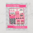 Search for cooking party invitations Retro