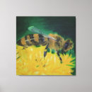 Search for honey bee canvas prints Insect