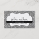 Search for glitzy business cards Hair stylist