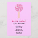 Recherche de lollipop invitations Lolly