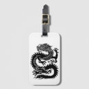 Search for dragon luggage tags Silhouette