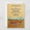 Search for texas wedding invitations Horses