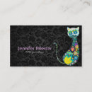 Recherche de chats noirs cartes visite Animaux