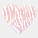 Recherche de zèbre rose autocollants Glamour