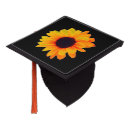Search for sunflowers graduation cap toppers Black