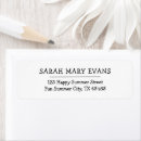 Search for customizeable return address labels White