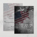 Search for flags vertical rsvp cards Red white blue