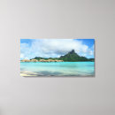 Search for pacific islands canvas prints Bora bora