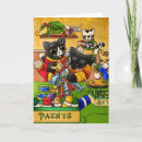 Recherche de chats anthropomorphes cartes postales Animaux