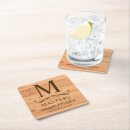 Search for wood coasters Initial