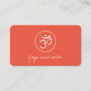 Recherche de om symbol business cards Namaste