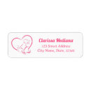 Search for cat person return address labels Elegant