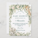 Search for pink safari baby shower invitations Watercolor animals