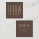 Recherche de sourcils cartes visite Artiste de sourcils