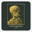 Search for van gogh skull stickers Skeleton