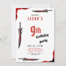 Search for sword invitations Red