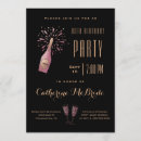 Search for champagne bottle birthday invitations Watercolor