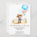 Search for cowboy baby boy shower invitations A little cowboy
