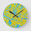 Recherche de jaune blanc horloges Moderne